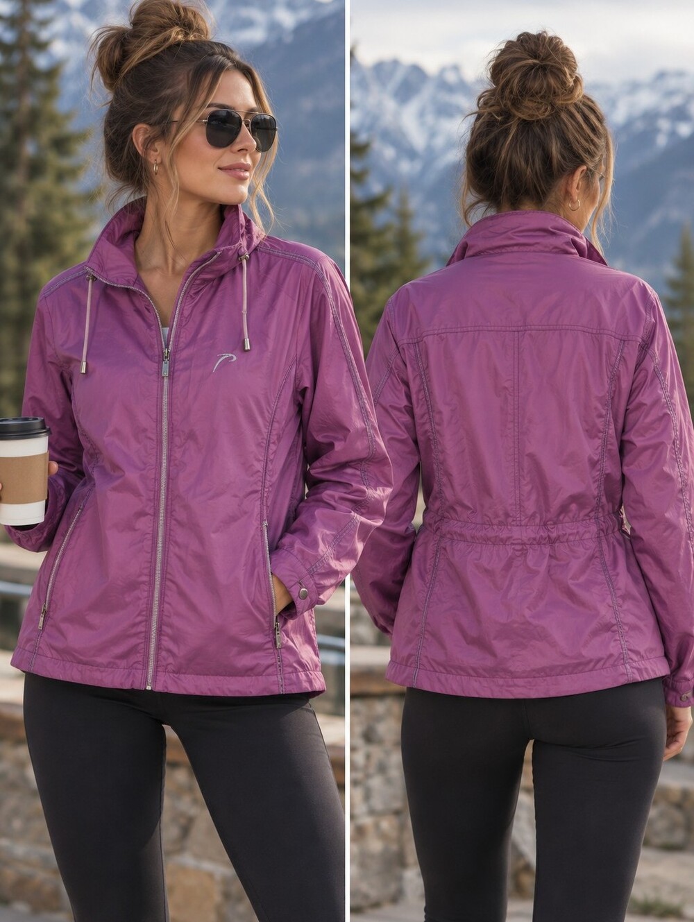 PROWORLDCUP Vintage Y2K Korean Purple Windbreaker Jacket Size 100